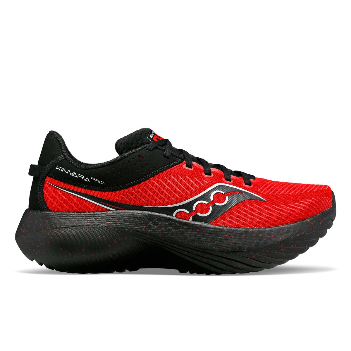 Saucony X Black Men Run Kinvara Pro, Red | Black, dynamic 1