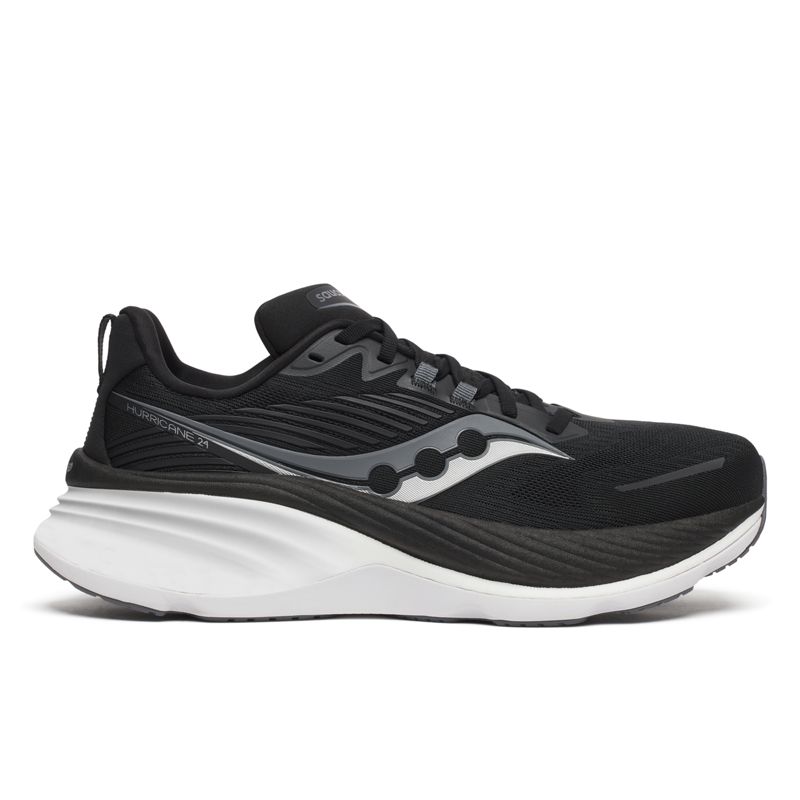 Saucony M. Hurricane 24 — BLK/CARBON