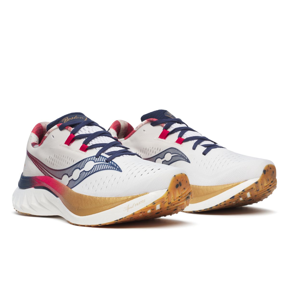 Boston Endorphin Speed 4, White | Navy, dynamic 2