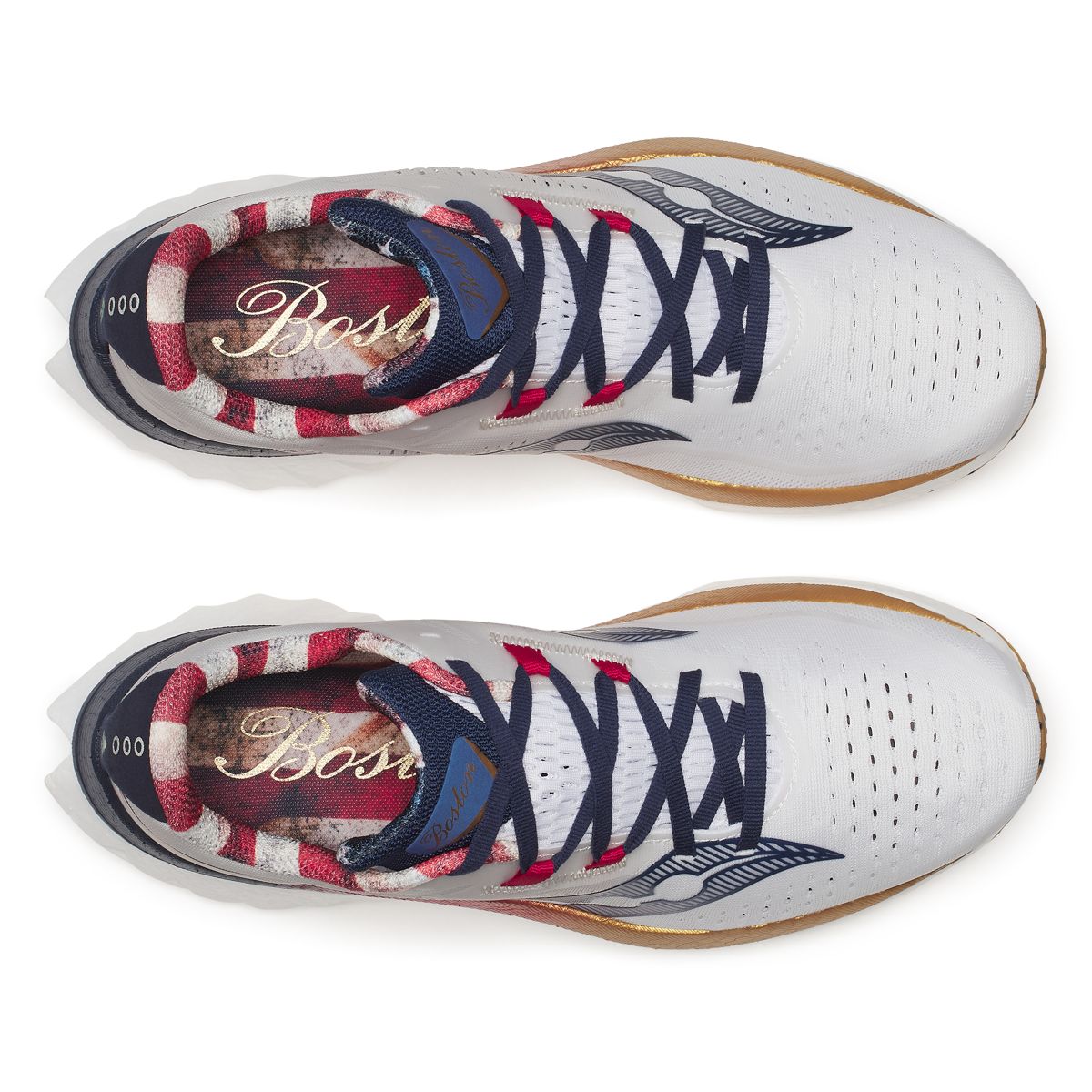 Boston Endorphin Speed 4, White | Navy, dynamic 5