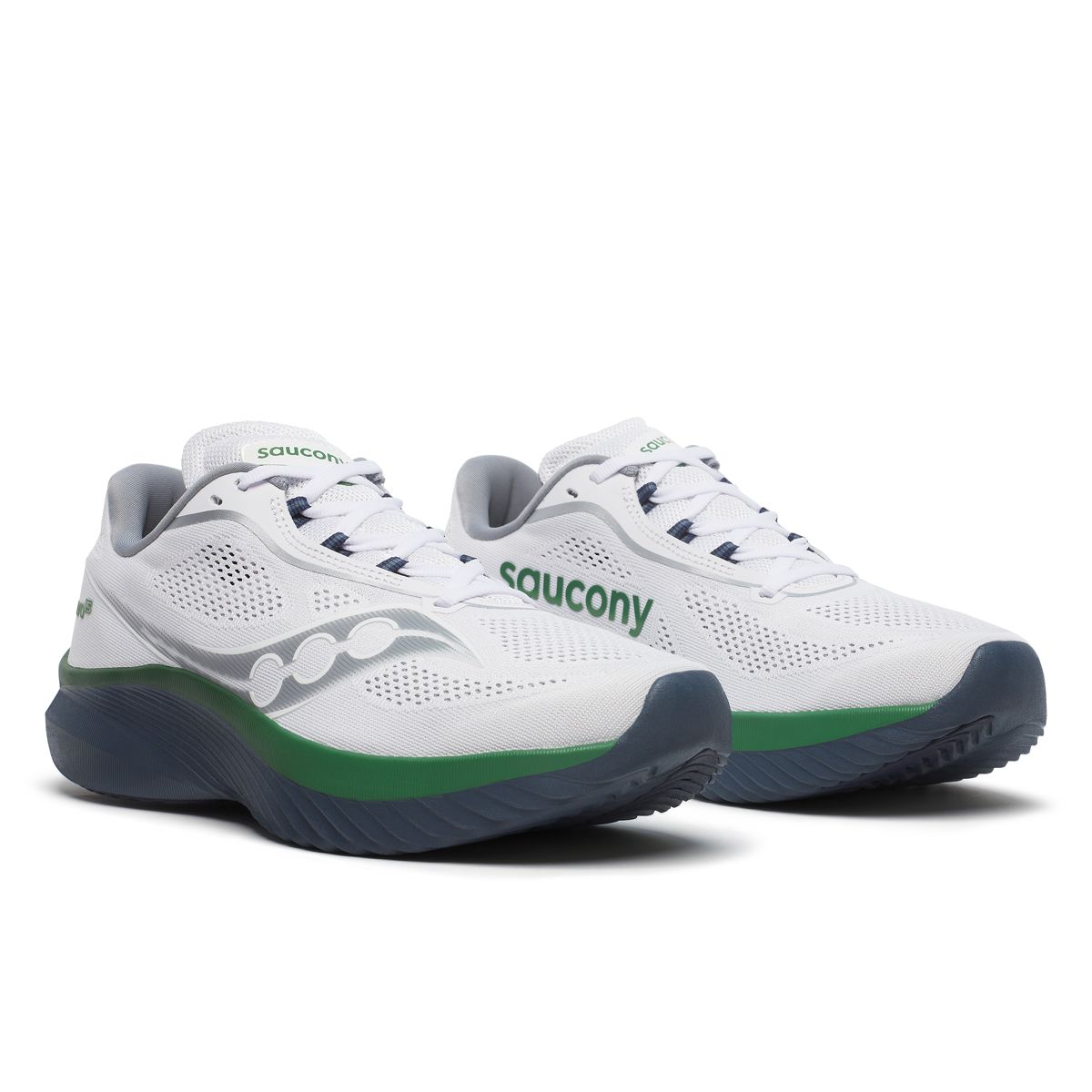 Kinvara 15, White | Navy, dynamic 2