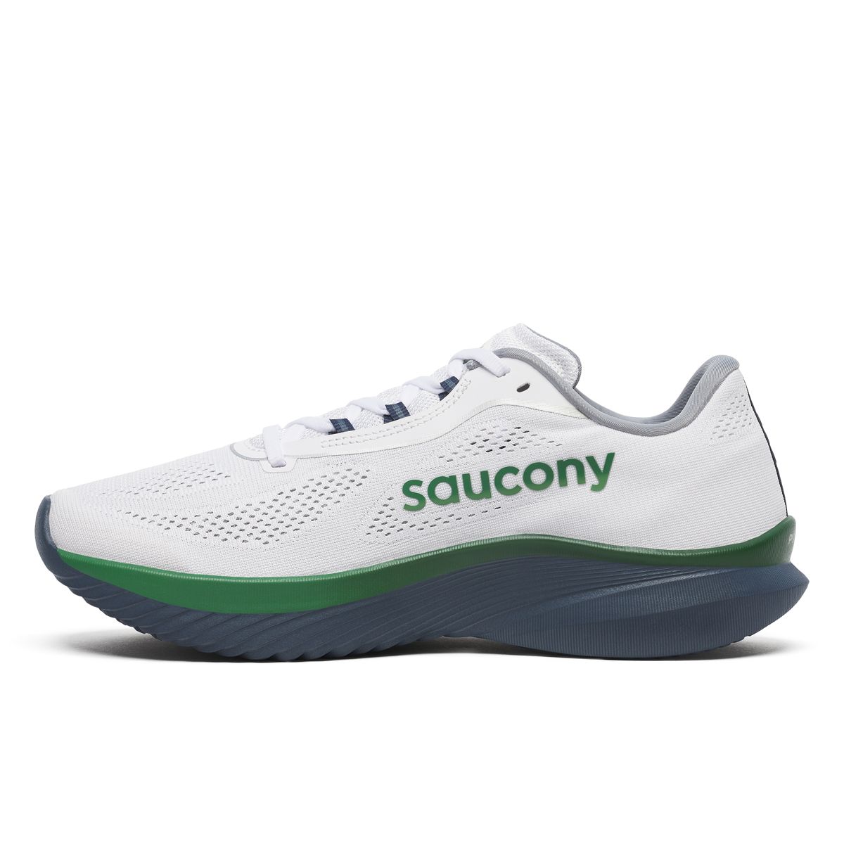 Kinvara 15, White | Navy, dynamic 3