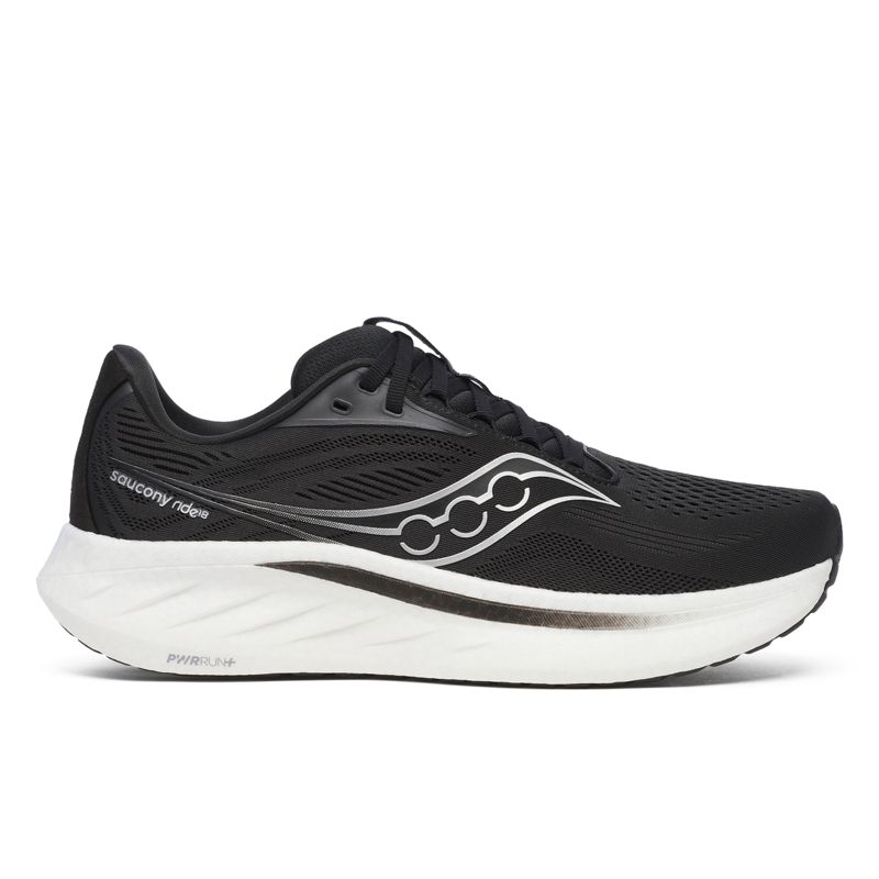 Saucony M. Ride 18 — BLK/WHT