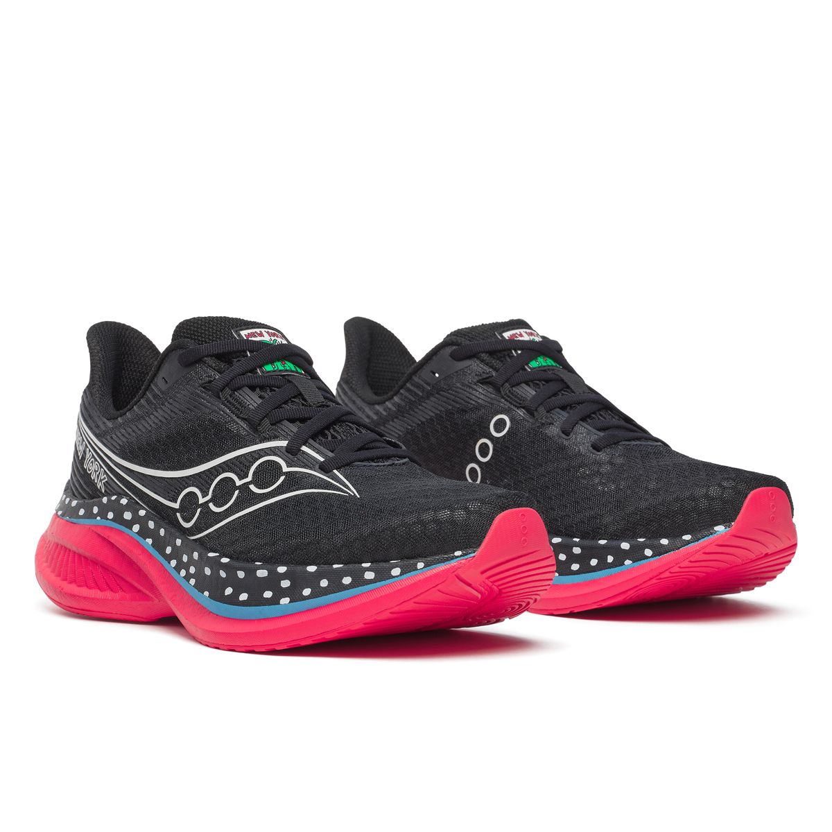 Keith Haring X Saucony Endorphin Speed 5, Black | Red, dynamic 2