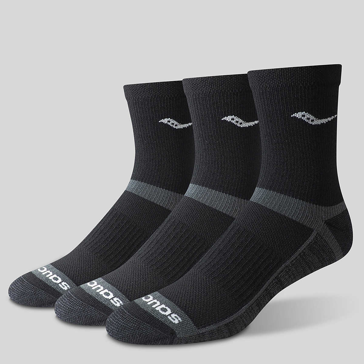Inferno Cushion Mid 3-Pack Sock, Black, dynamic 1