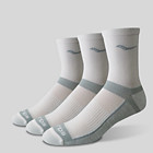 Inferno Cushion Mid 3-Pack Sock, White, dynamic 1