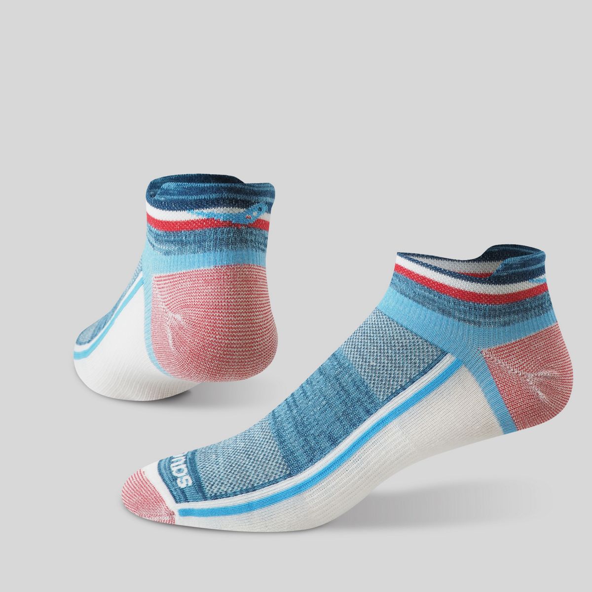Inferno Liteweight 3-Pack Socks, Blue Assorted, dynamic 2