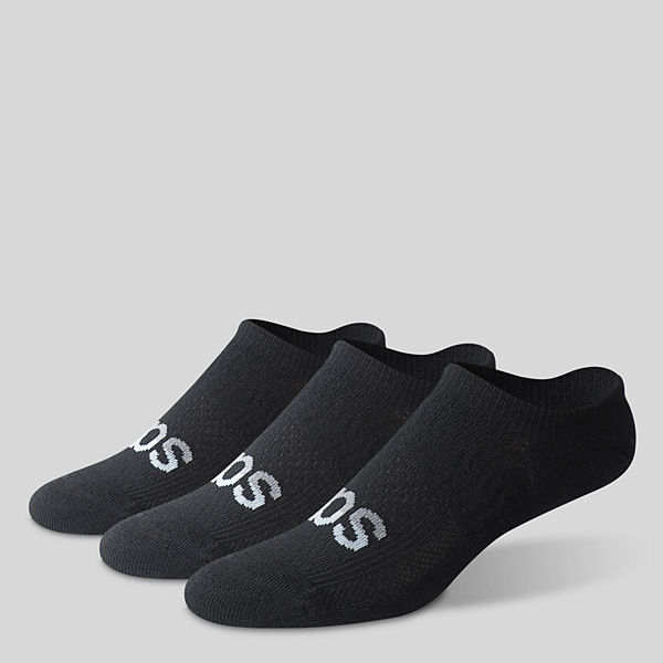 Inferno Cushion Sneaker 3-Pack Sock, Black, dynamic