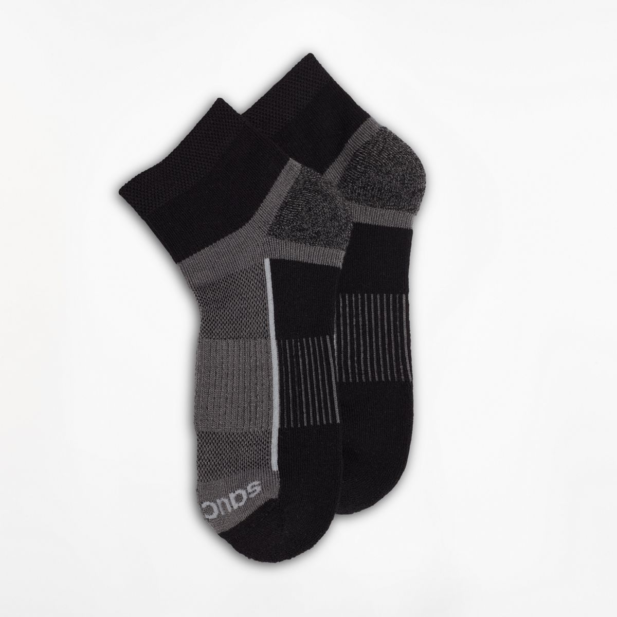Inferno Quarter 3-Pack Socks, Black, dynamic 2