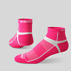 Inferno Quarter 3-Pack Socks, Bright Pink, dynamic 2