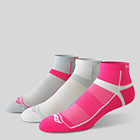 Inferno Quarter 3-Pack Socks, Bright Pink, dynamic 1