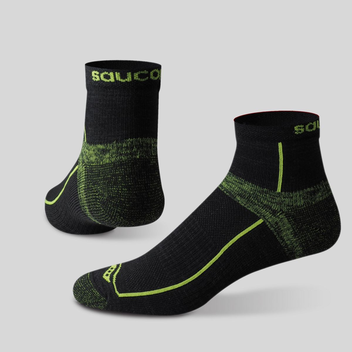 Inferno Quarter 3-Pack Socks, Citron, dynamic 4