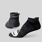 Inferno Merino Wool Blend No Show 3-Pack Sock, Grey Marl, dynamic 2