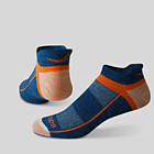 Inferno Merino Wool Blend No Show 3-Pack Sock, Orange | Blue, dynamic 3