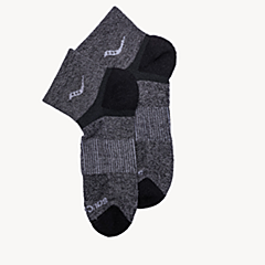 Inferno Merino Wool Blend Quarter 3-Pack Sock, Grey Marl, dynamic