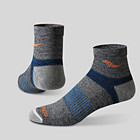 Inferno Merino Wool Blend Quarter 3-Pack Sock, Blue Assorted, dynamic 3