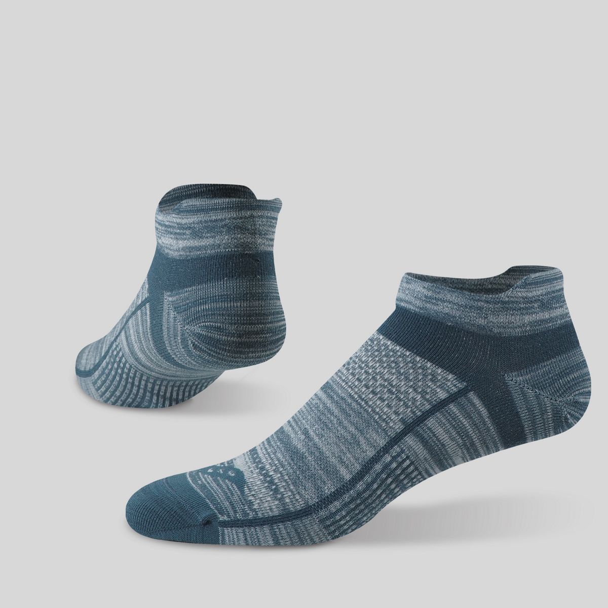 Inferno Ultralight No Show Tab Sock, Navy | Flint | Olivine, dynamic 2
