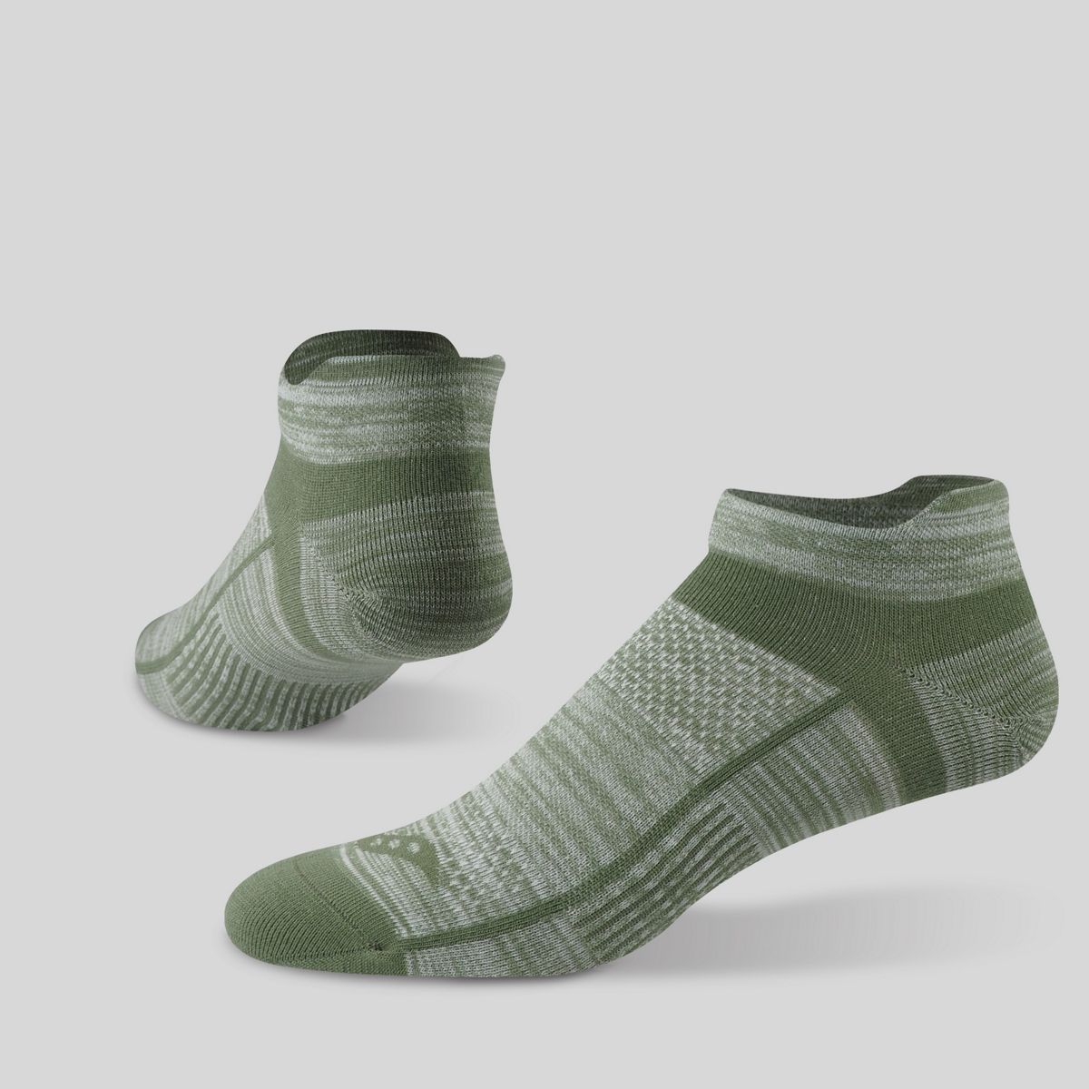 Inferno Ultralight No Show Tab Sock, Navy | Flint | Olivine, dynamic 4