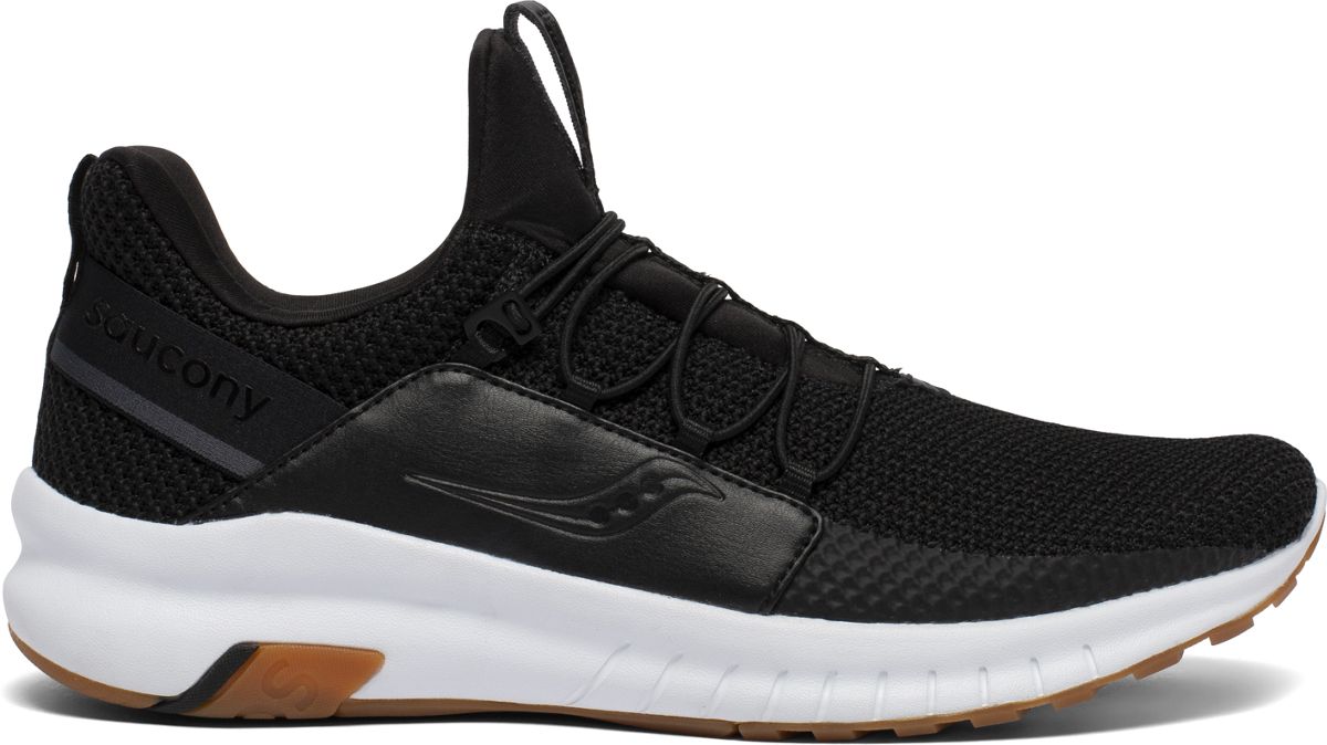 Men's saucony all black best sale