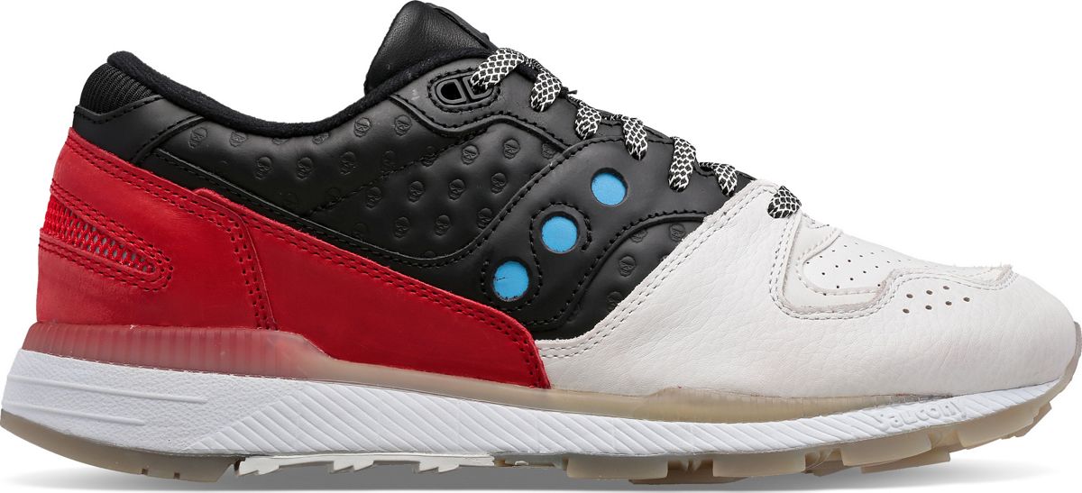 Saucony X Czarface Azura, White | Black | Red, dynamic 1