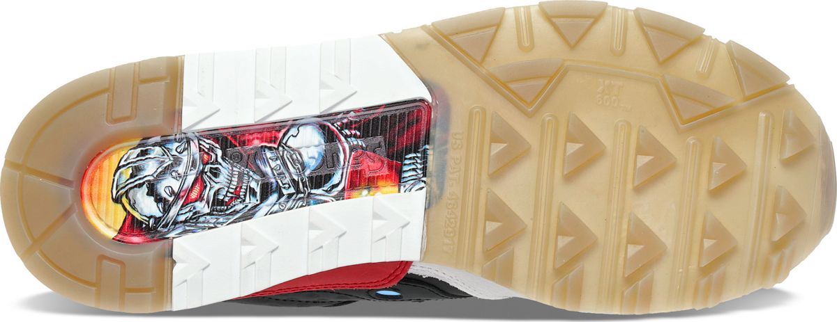 Czarface X Saucony Azura, White | Black | Red, dynamic 4