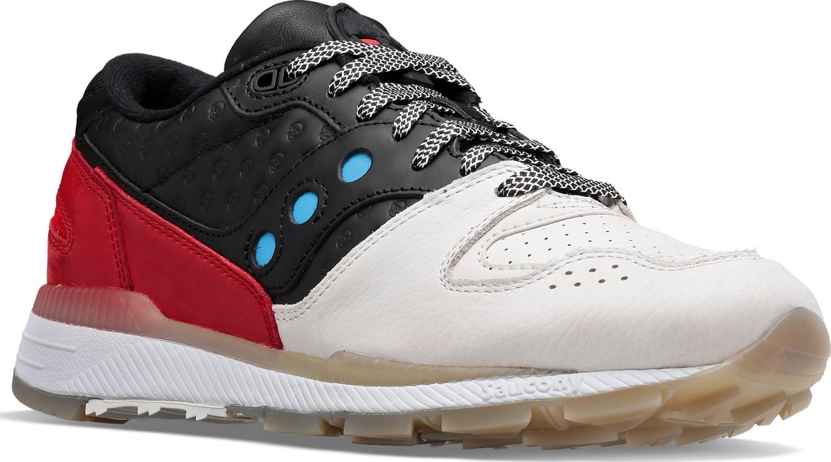 Saucony X Czarface Azura, White | Black | Red, dynamic 5