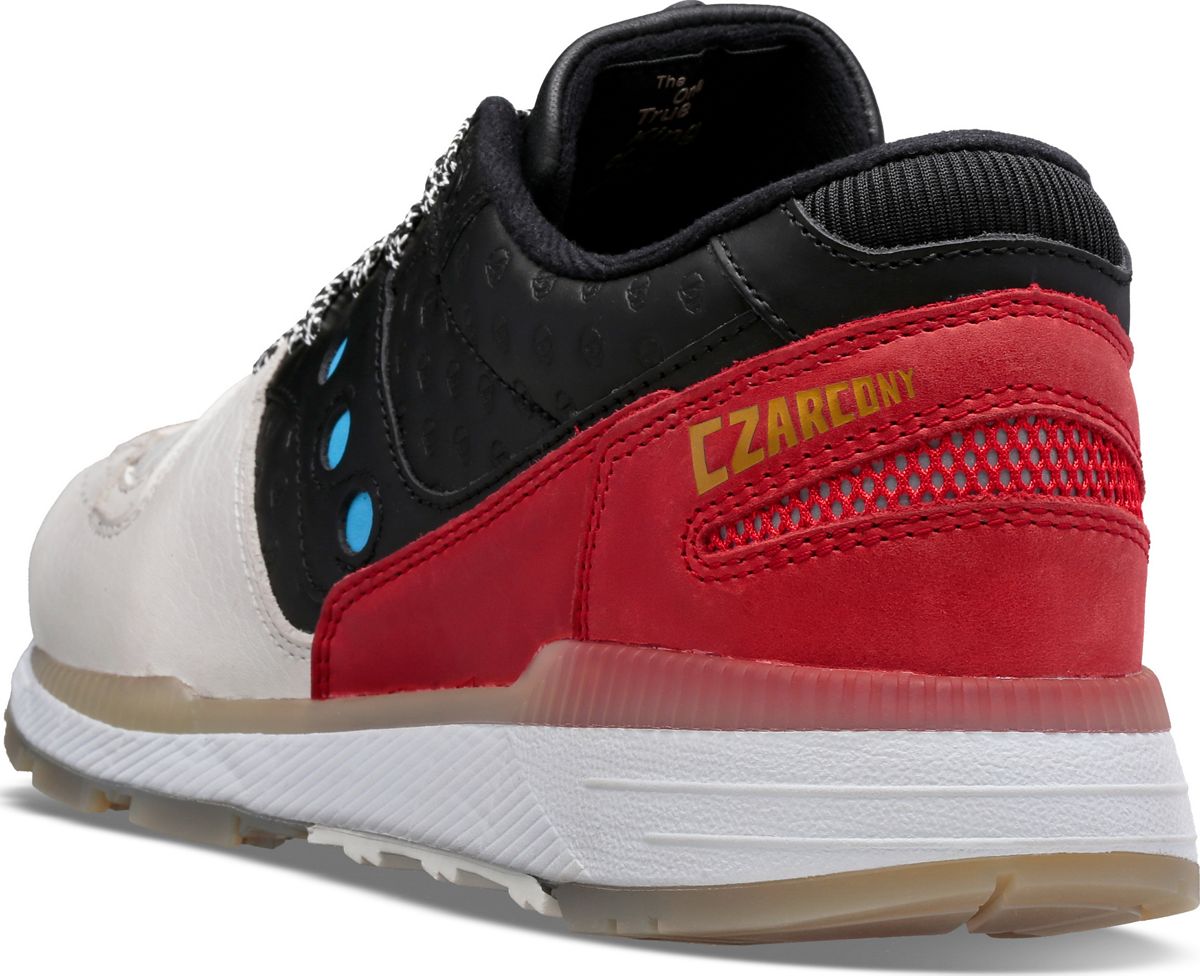 Saucony X Czarface Azura, White | Black | Red, dynamic 6