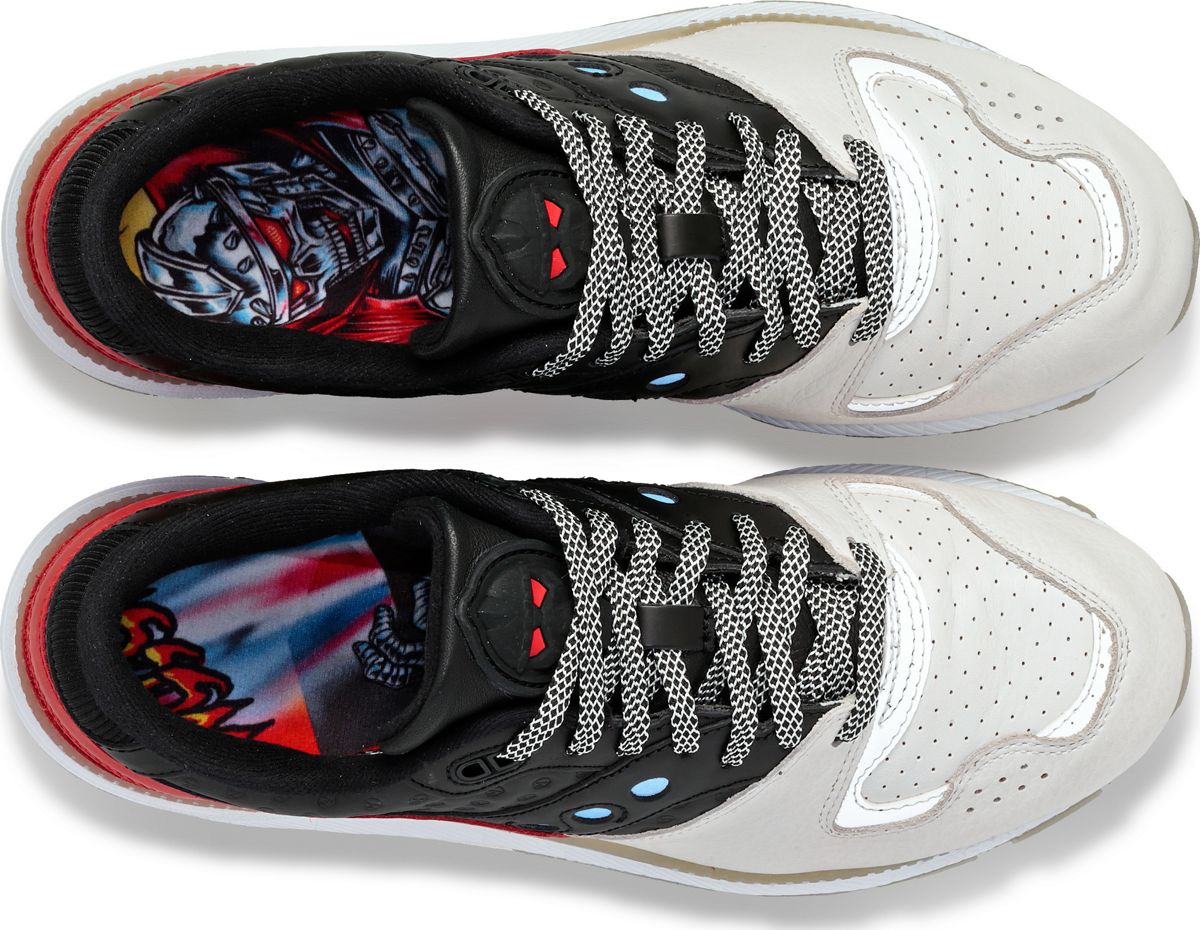 Czarface X Saucony Azura, White | Black | Red, dynamic 8