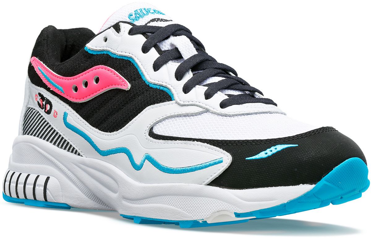 3D Grid™ Hurricane, White | Black | Pink, dynamic 5