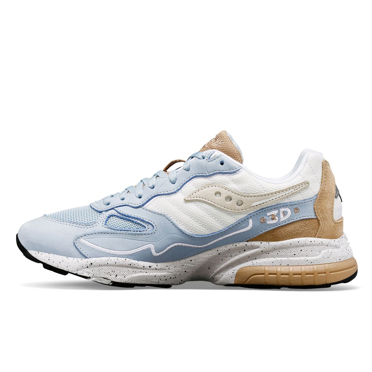 3D Grid Hurricane Premium, Light Blue | Cream, dynamic 3