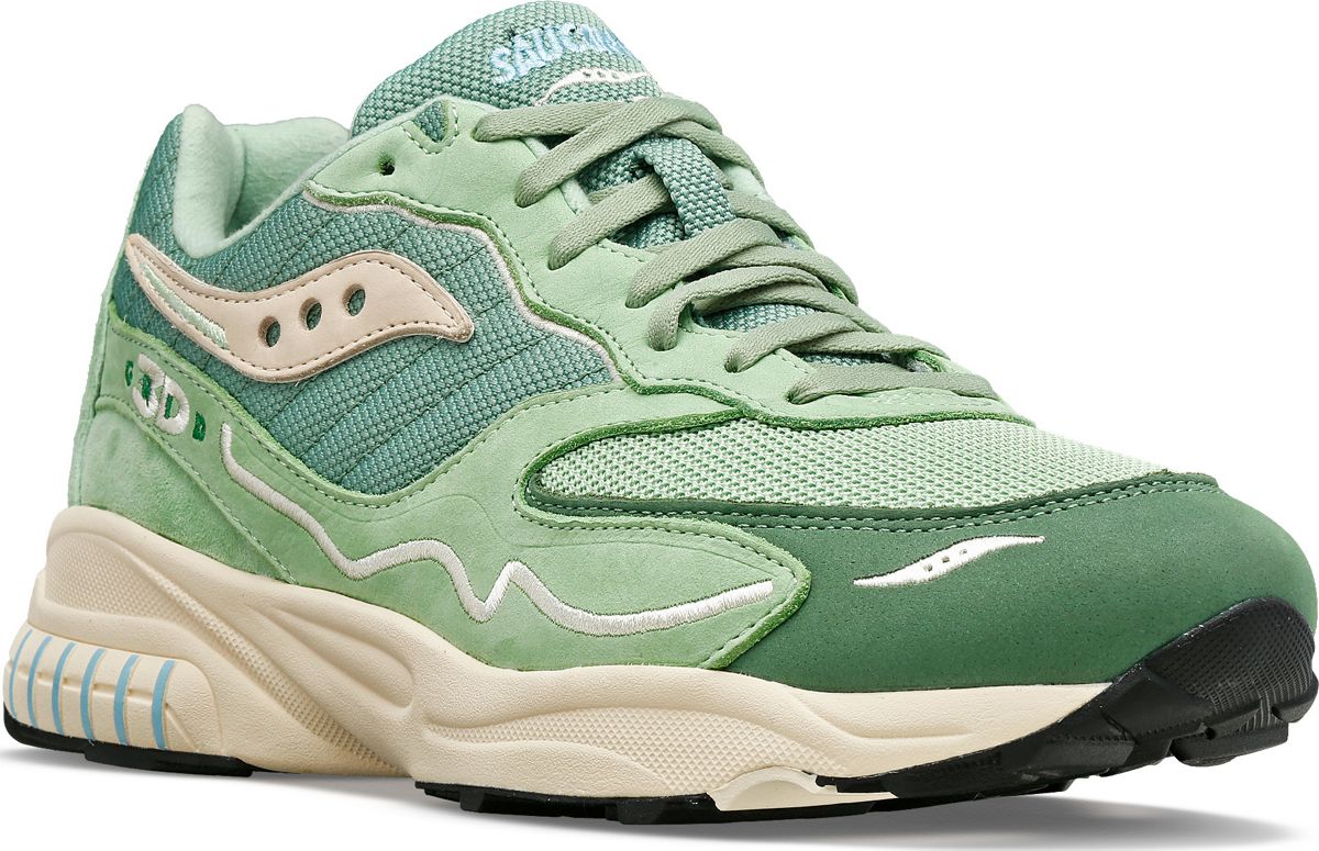 3D Grid Hurricane Premium, Green | Cream, dynamic 5