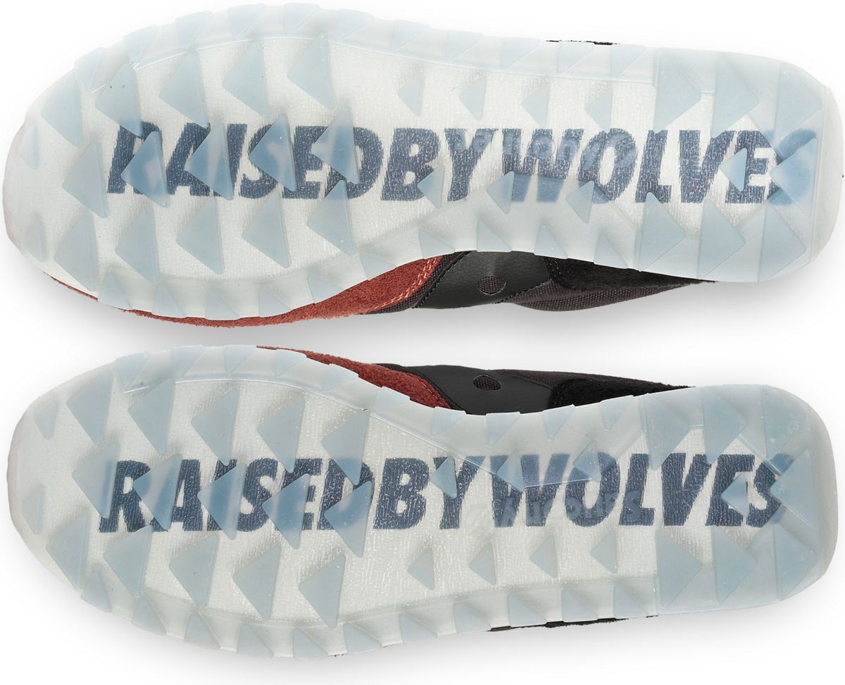 Raised by Wolves X Saucony Jazz 81, Grey | Black, dynamic 4