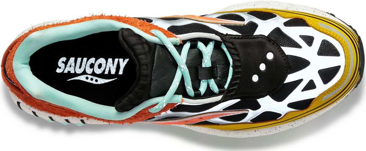 Grid Web Trailian, Brown | Mustard, dynamic 3