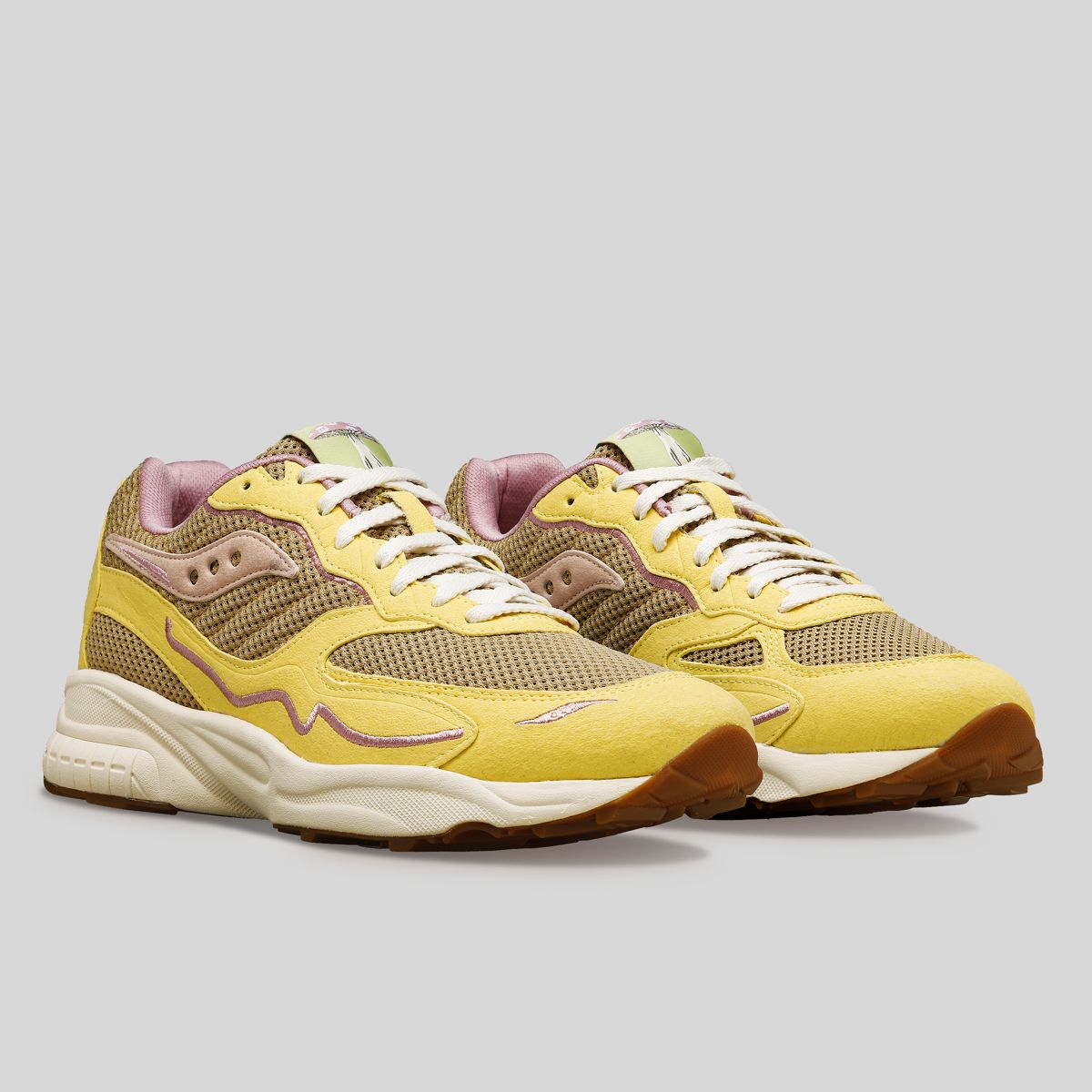 3D Grid Hurricane Mushroom, Tan | Light Yellow, dynamic 2