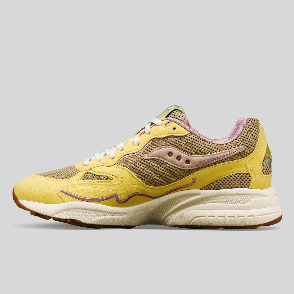 3D Grid™ Hurricane Mushroom, Tan | Light Yellow, dynamic 3