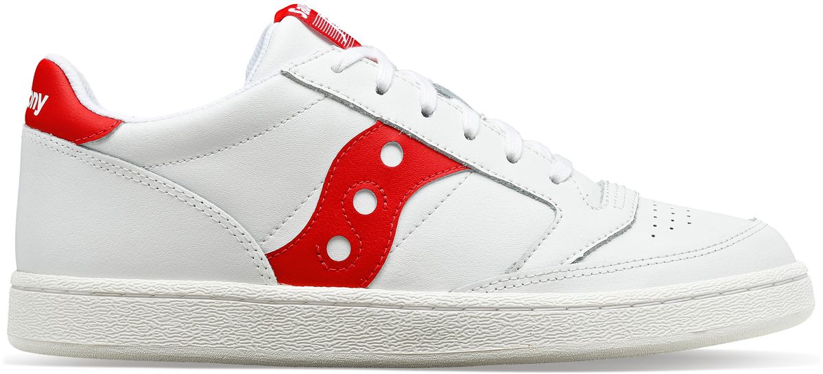 Jazz Court PU, White | Red, dynamic 1