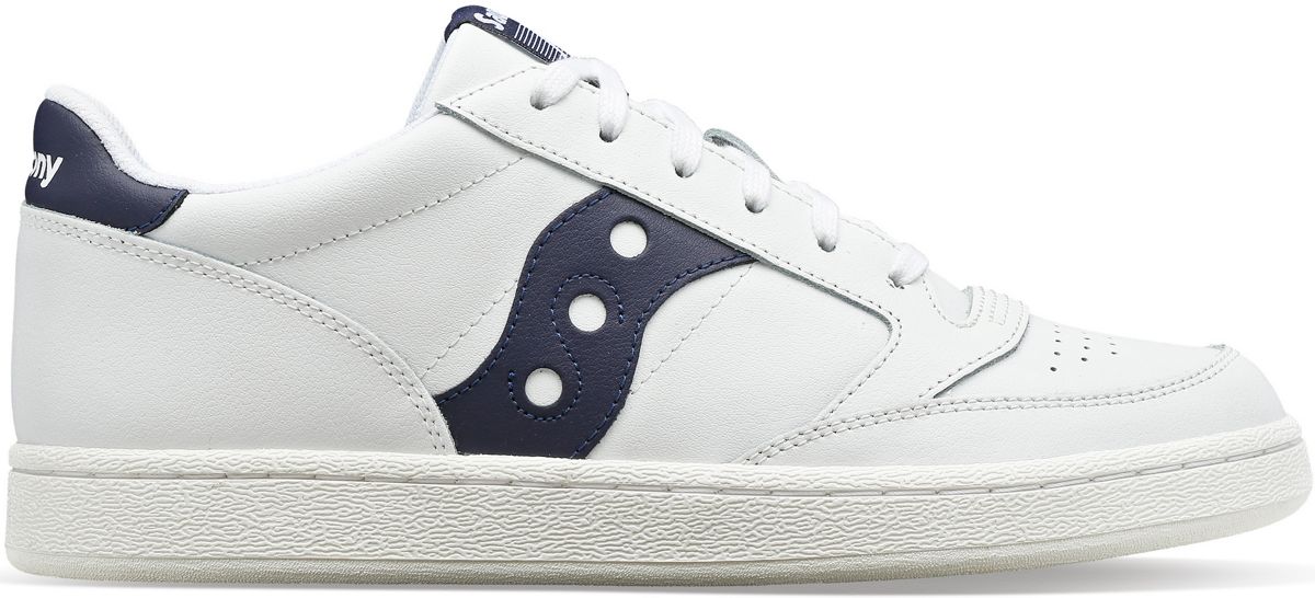 Jazz Court PU, White | Navy, dynamic 1