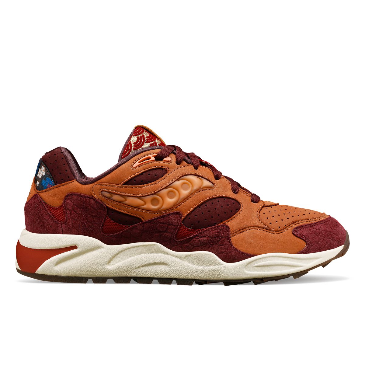 Saucony grid 7000 womens on sale brown