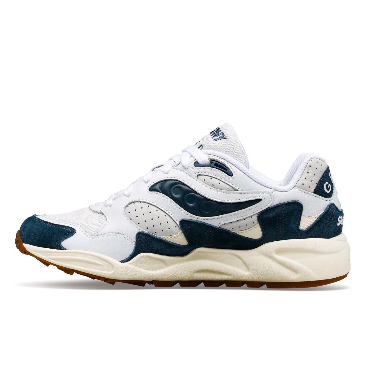 Grid Shadow 2 Ivy Prep, White | Navy, dynamic 3