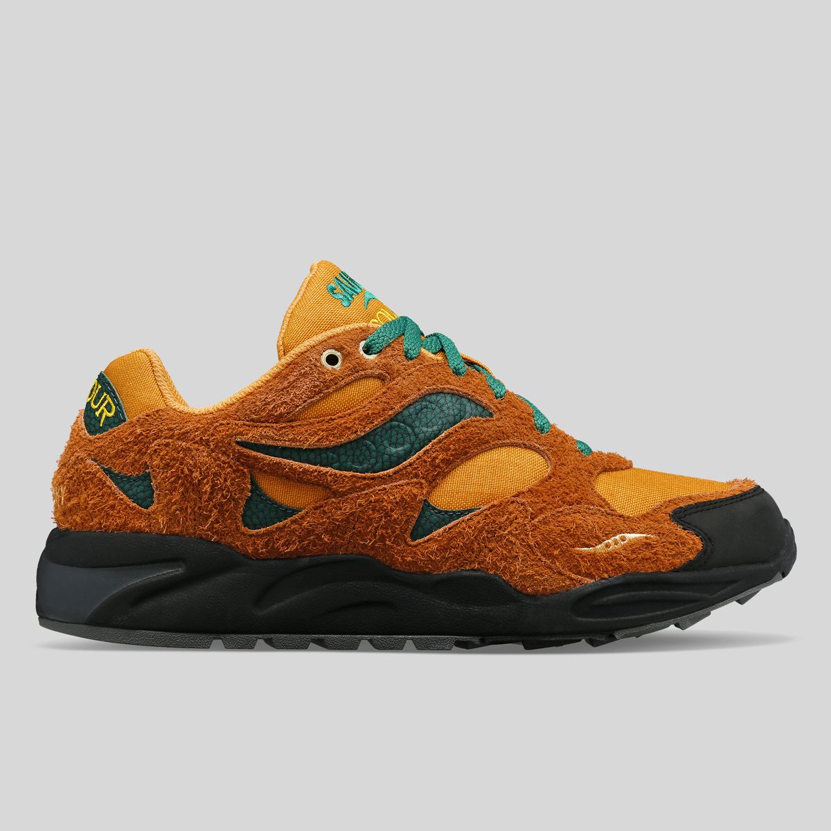 Saucony x Colour Plus Grid Shadow 2, Forest Wander, dynamic 1