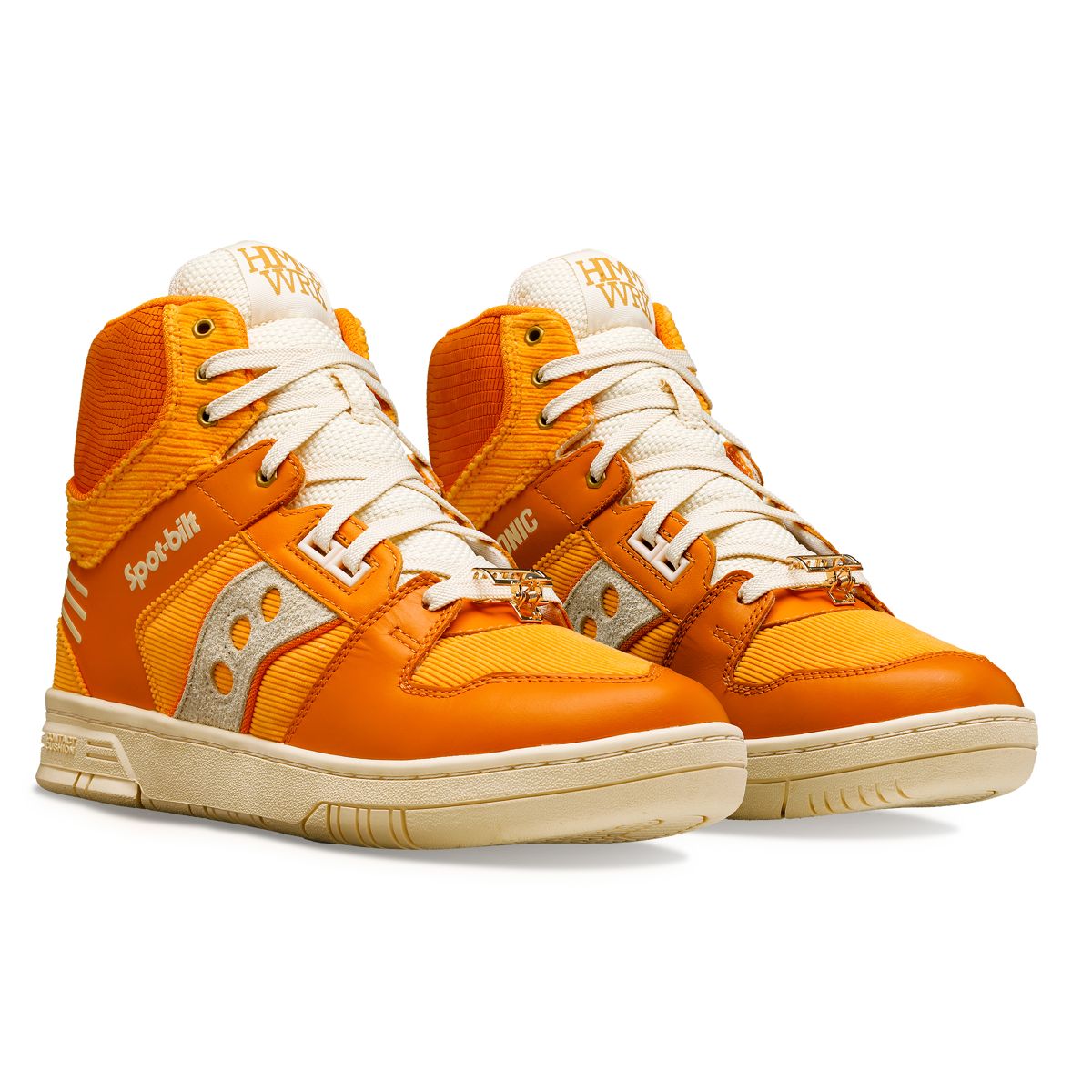 Hommewrk X Saucony Spot-Bilt™ Sonic Hi, Orange, dynamic 2