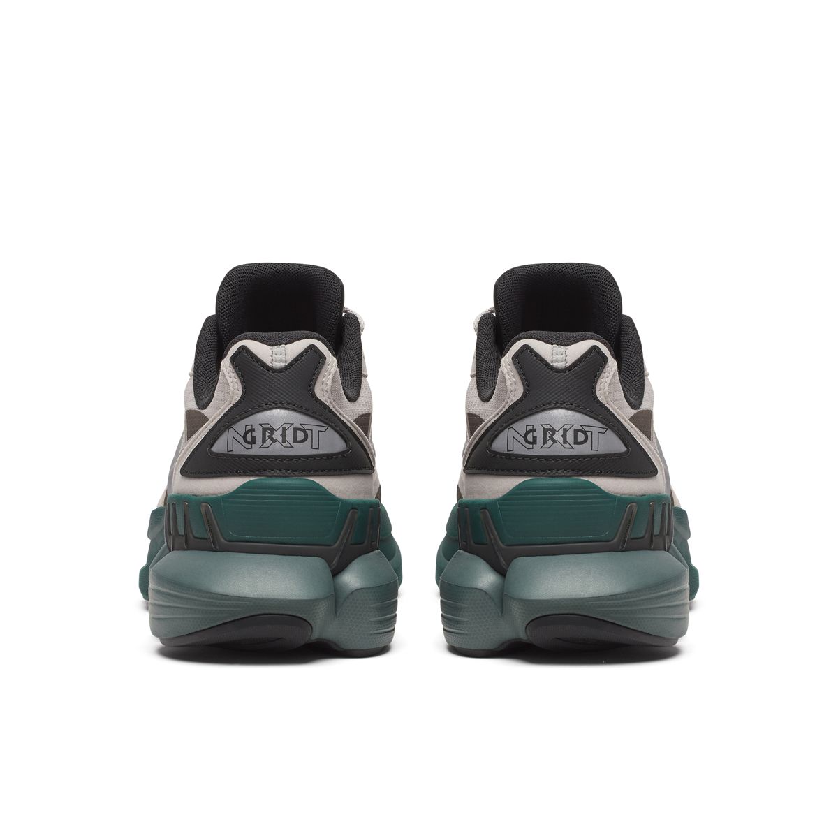 Grid NXT Winter Tech, Grey | Green, dynamic 4