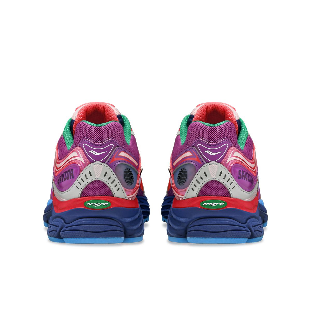 Jae Tips X Saucony ProGrid Omni 9, Pink | Purple, dynamic 4