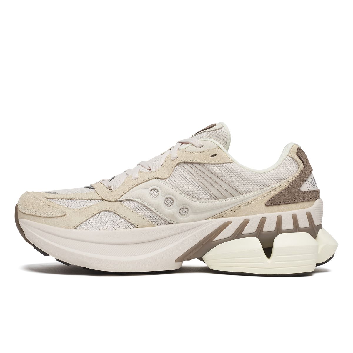 Grid NXT Suede, Vanilla | Walnut, dynamic 3