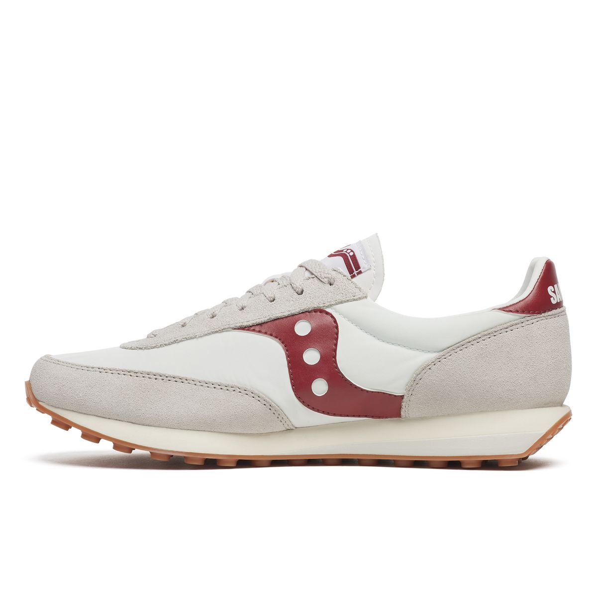Trainer 80, White | Maroon, dynamic 3