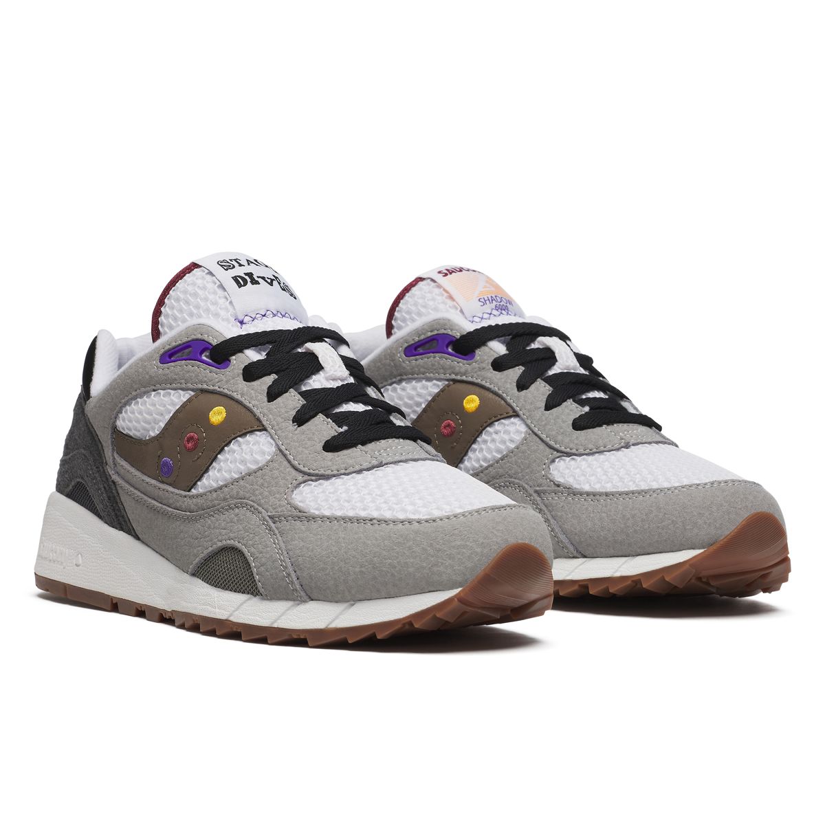 Saucony & Friends Shadow 6000, White | Grey, dynamic 2