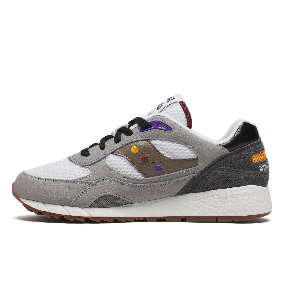 Saucony & Friends Shadow 6000, White | Grey, dynamic 3