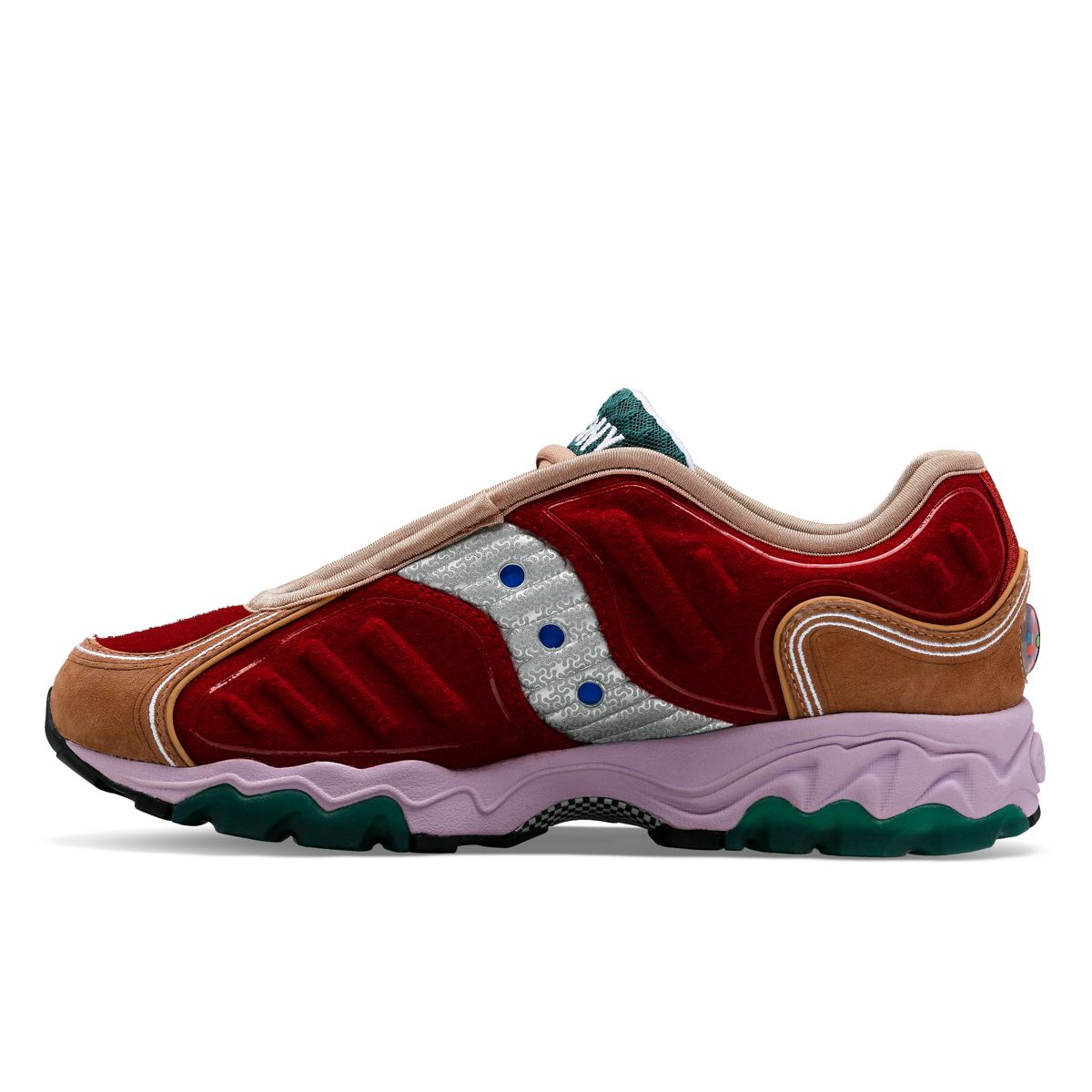 Jae Tips X Saucony Matrix, Cranberry, dynamic 3