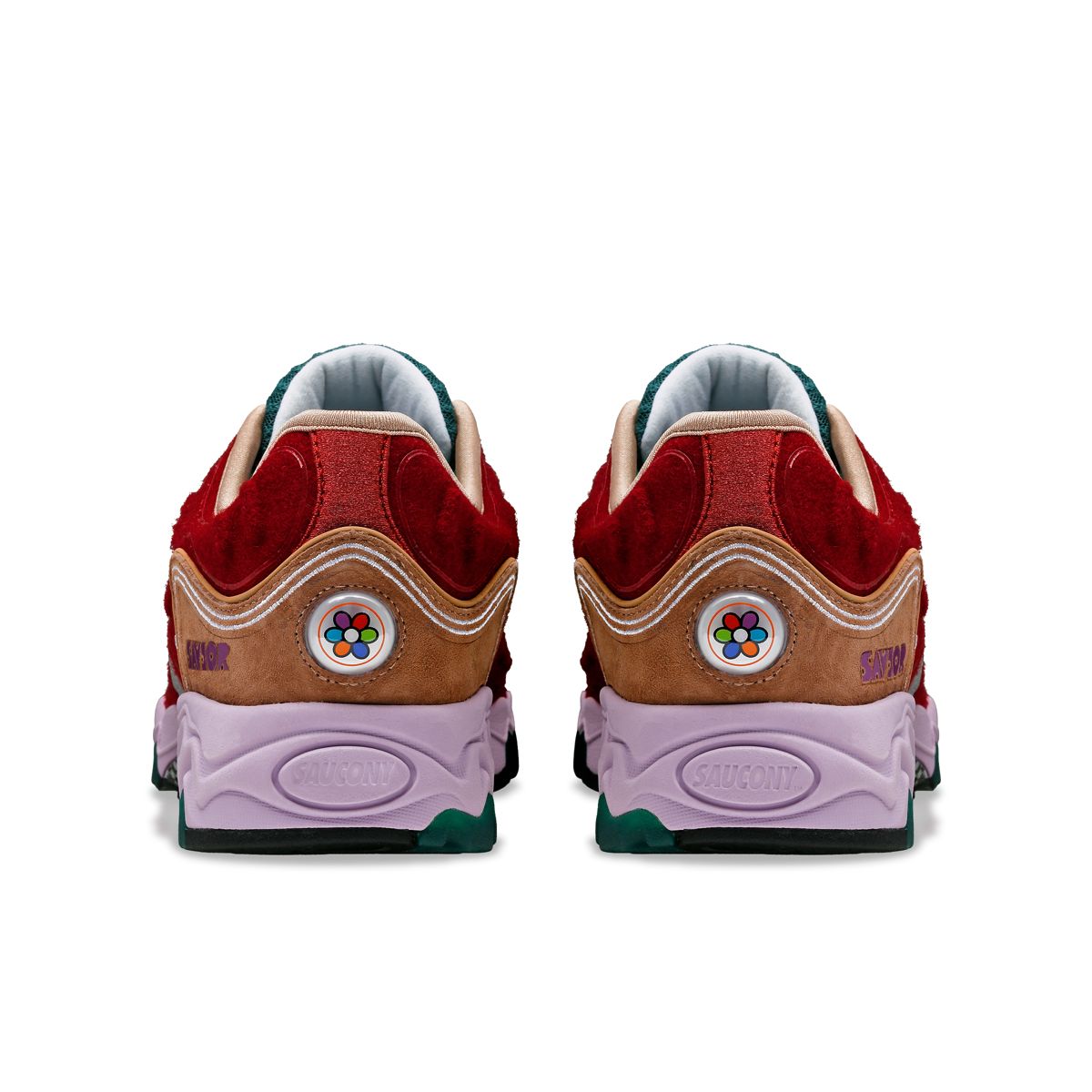 Jae Tips X Saucony Matrix, Cranberry, dynamic 4