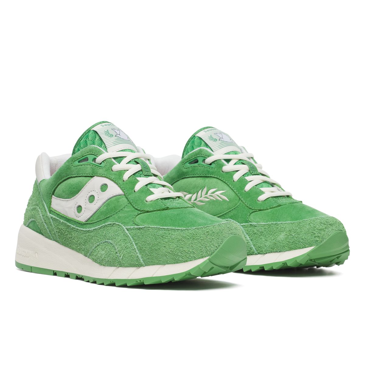 END X Saucony Shadow 6000, Green | White, dynamic 2